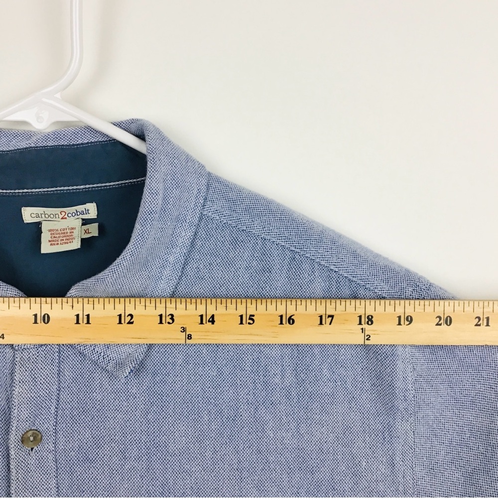 Carbon2Cobalt men’s long sleeve button up shirt XL - Picture 9 of 10